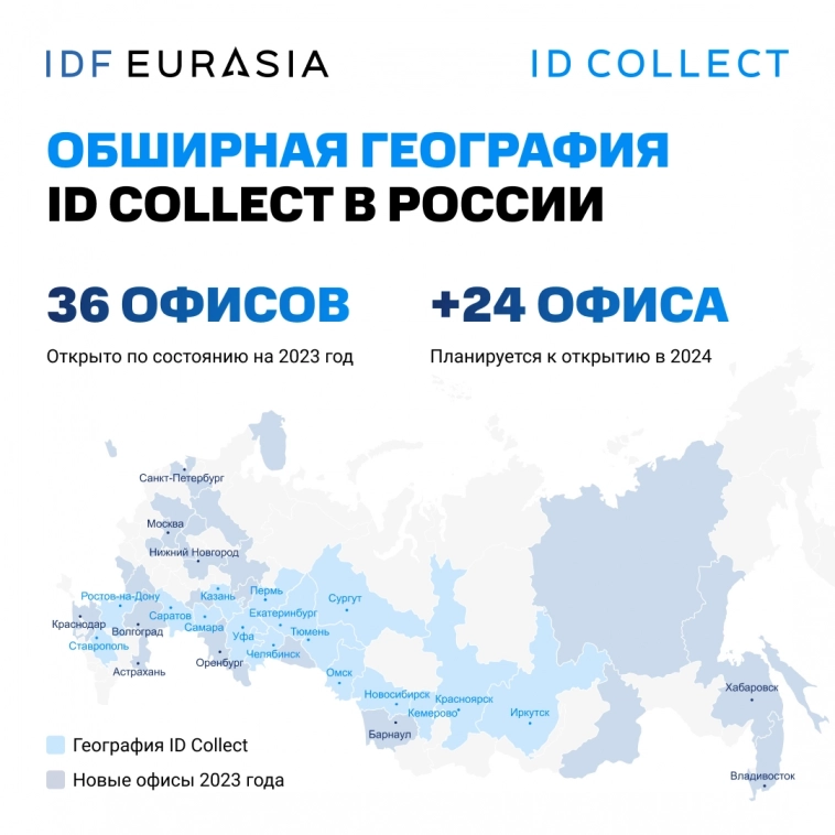 🏦 Амбициозный план ID Collect: 24 новых офиса в 2024 году