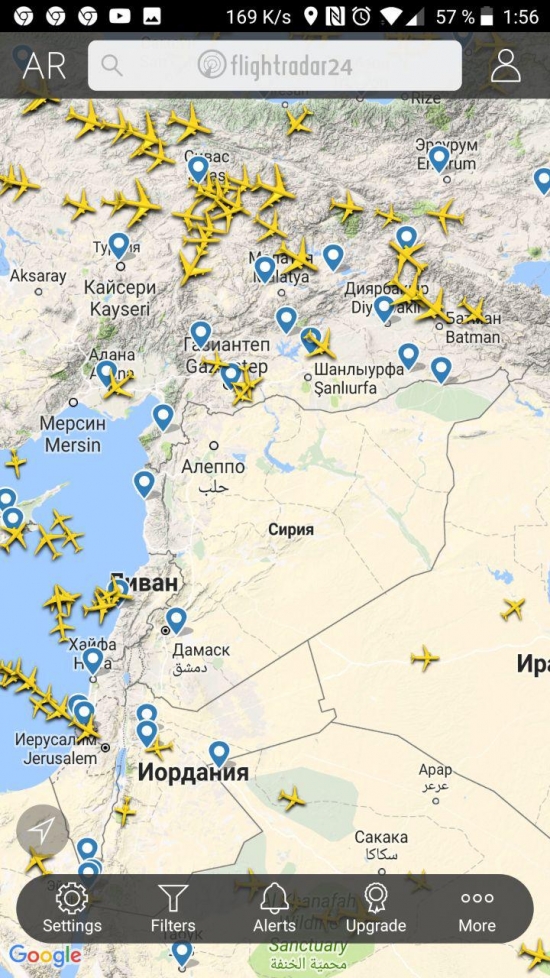 Небо над Сирией приготовили к ракетному удару