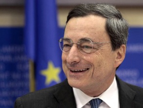 Пресс-конференция главы ЕЦБ Драги