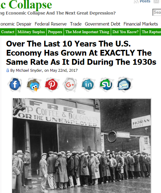 Правда экономического восстановления США. Как в 1930-е годы.