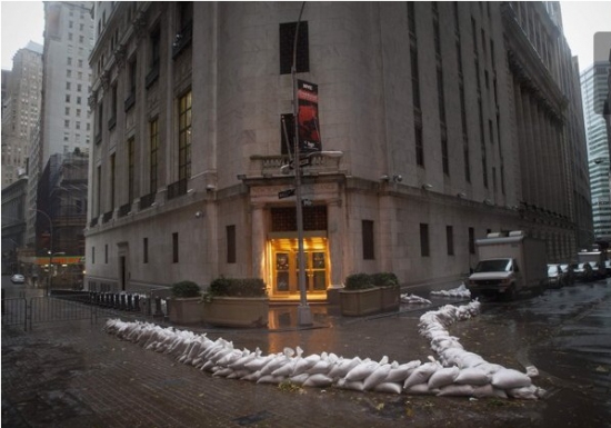 Что NYSE смог противопоставить Sandy.