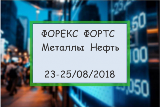 Форекс ФОРТС Нефть металлы обзор 23 августа Мастерская трейдера ФОБ 2.0